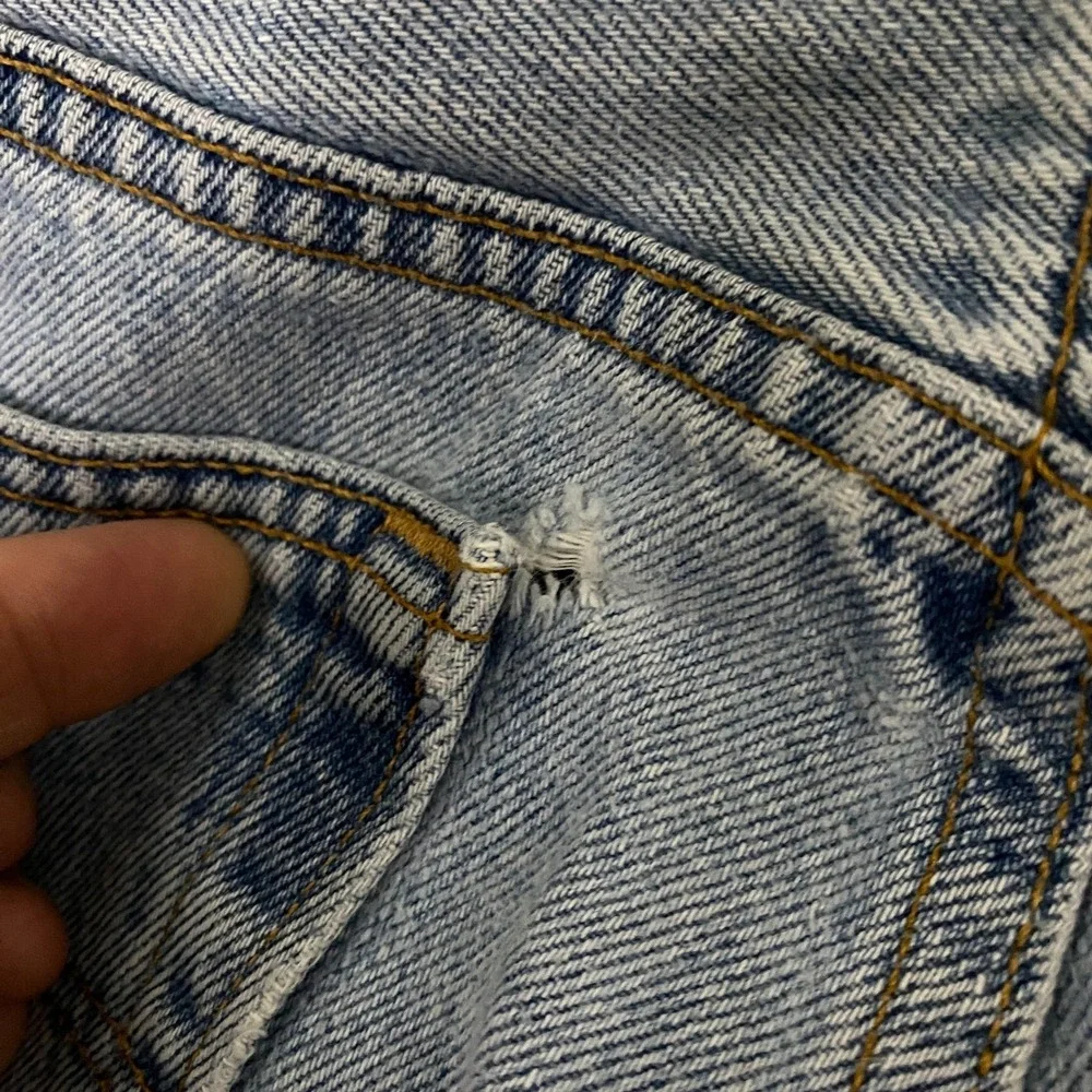 Vintage 90s Levis 501xx Jeans FITS 29x32 Button Fly Light Wash Blue Made in USA